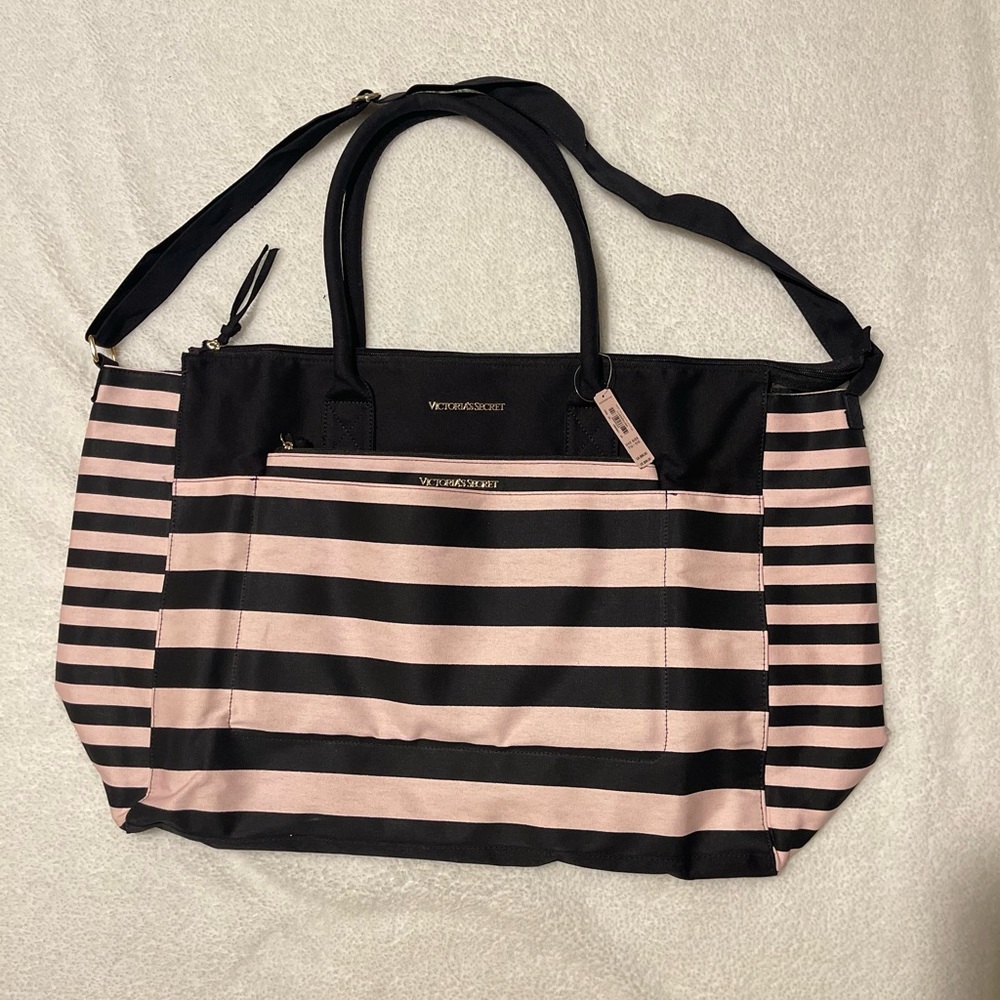 Victoria’s Secret large weekend bag. Color-Pink/Black. Brand New. - Picture 4 of 10